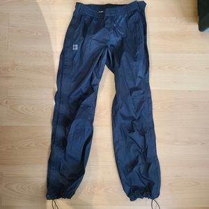 MEC women's small black rain pants